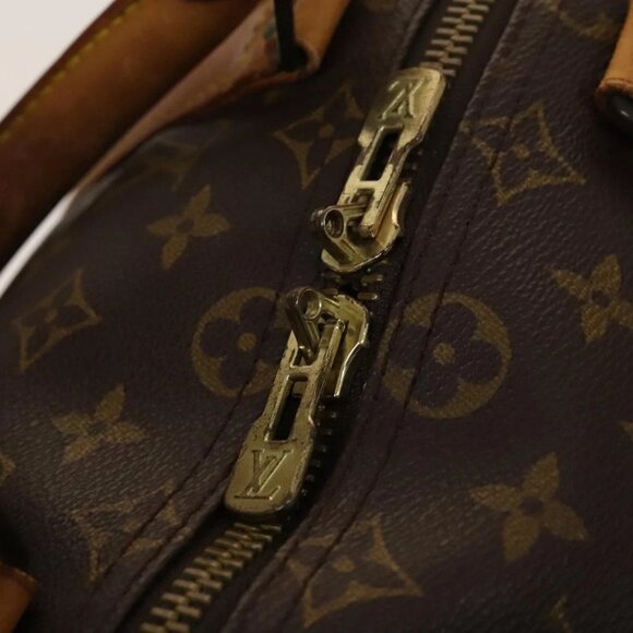 LOUIS VUITTON Monogram Keepall 50 Boston Bag LV Auth - Picture 10 of 16